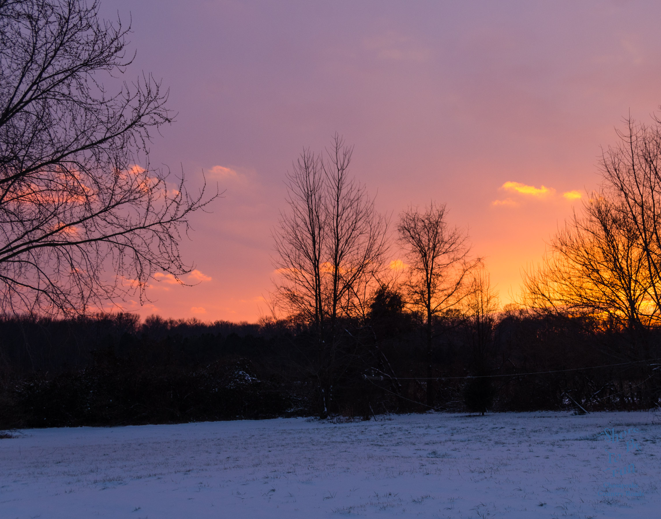 Winter Sunset