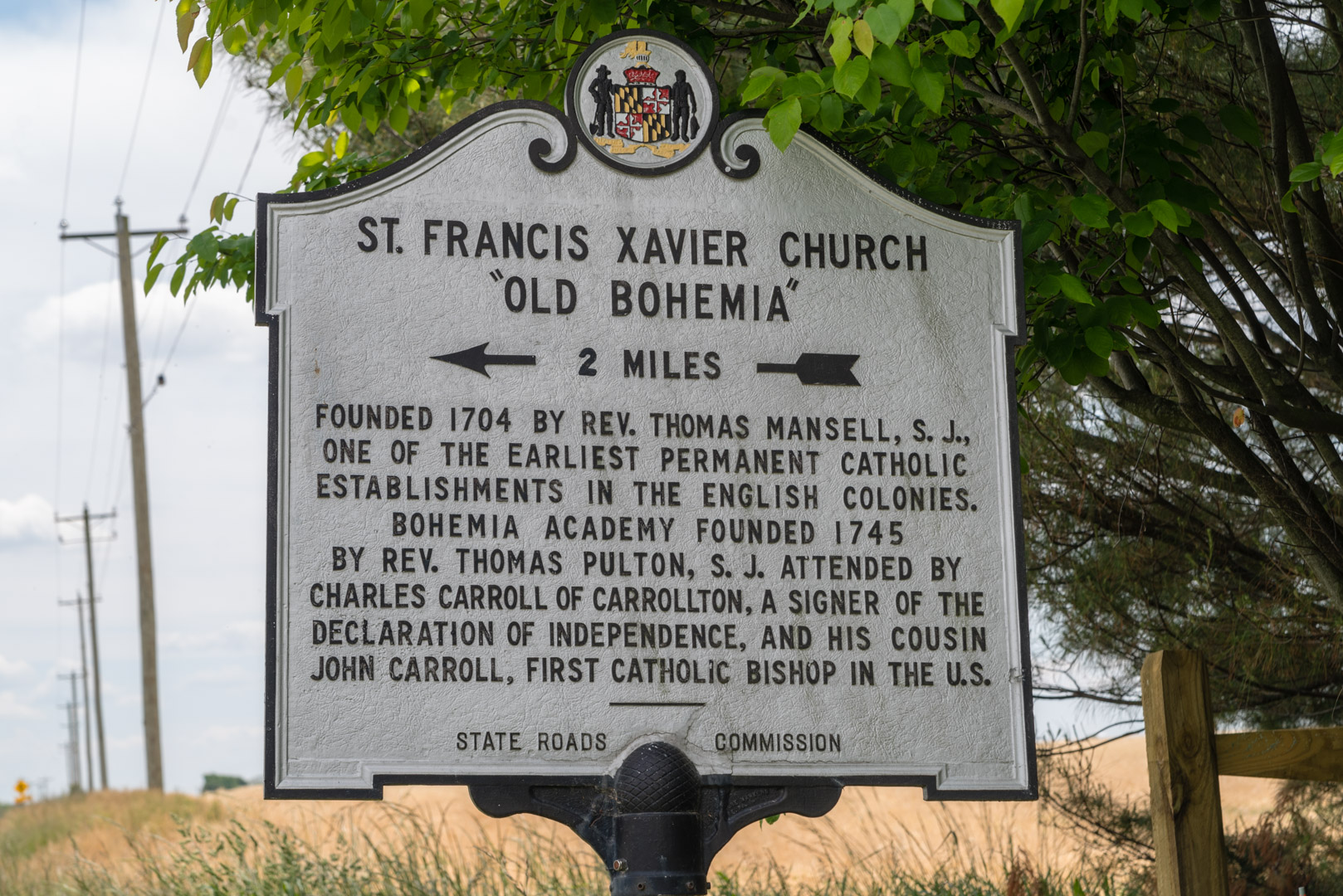 Historical Marker: St Francis Xavier Church