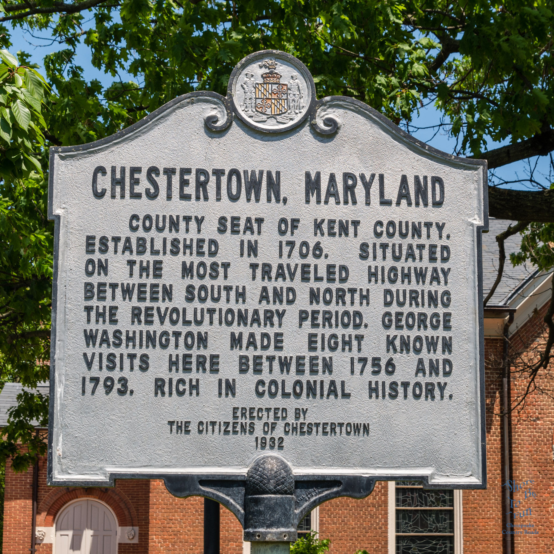 Historical Marker: Chestertown Maryland