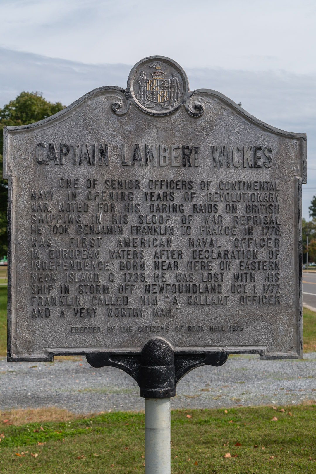 Historical Marker: Captain Lambert Wicks