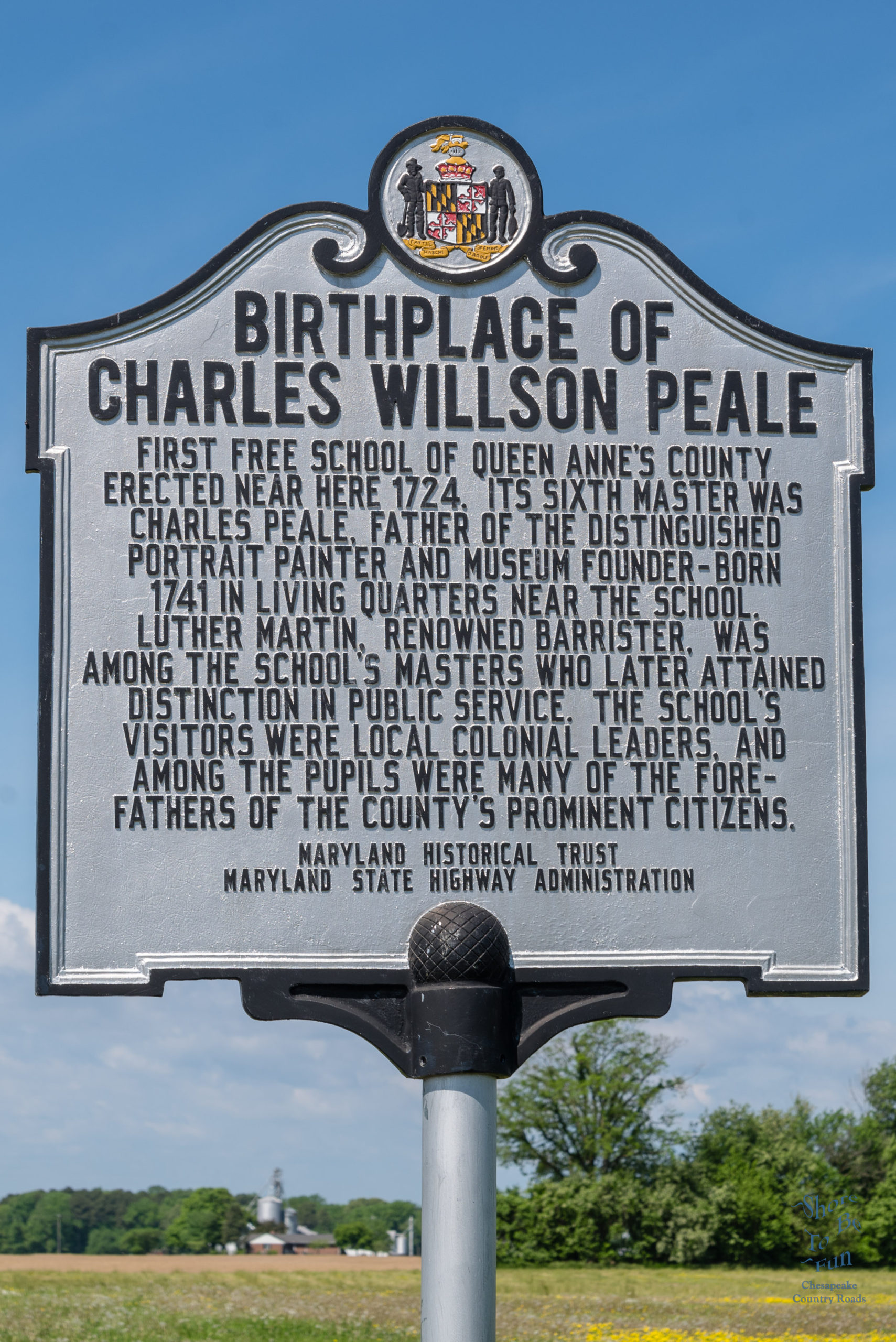 Historical Marker: Charles Willson Peale