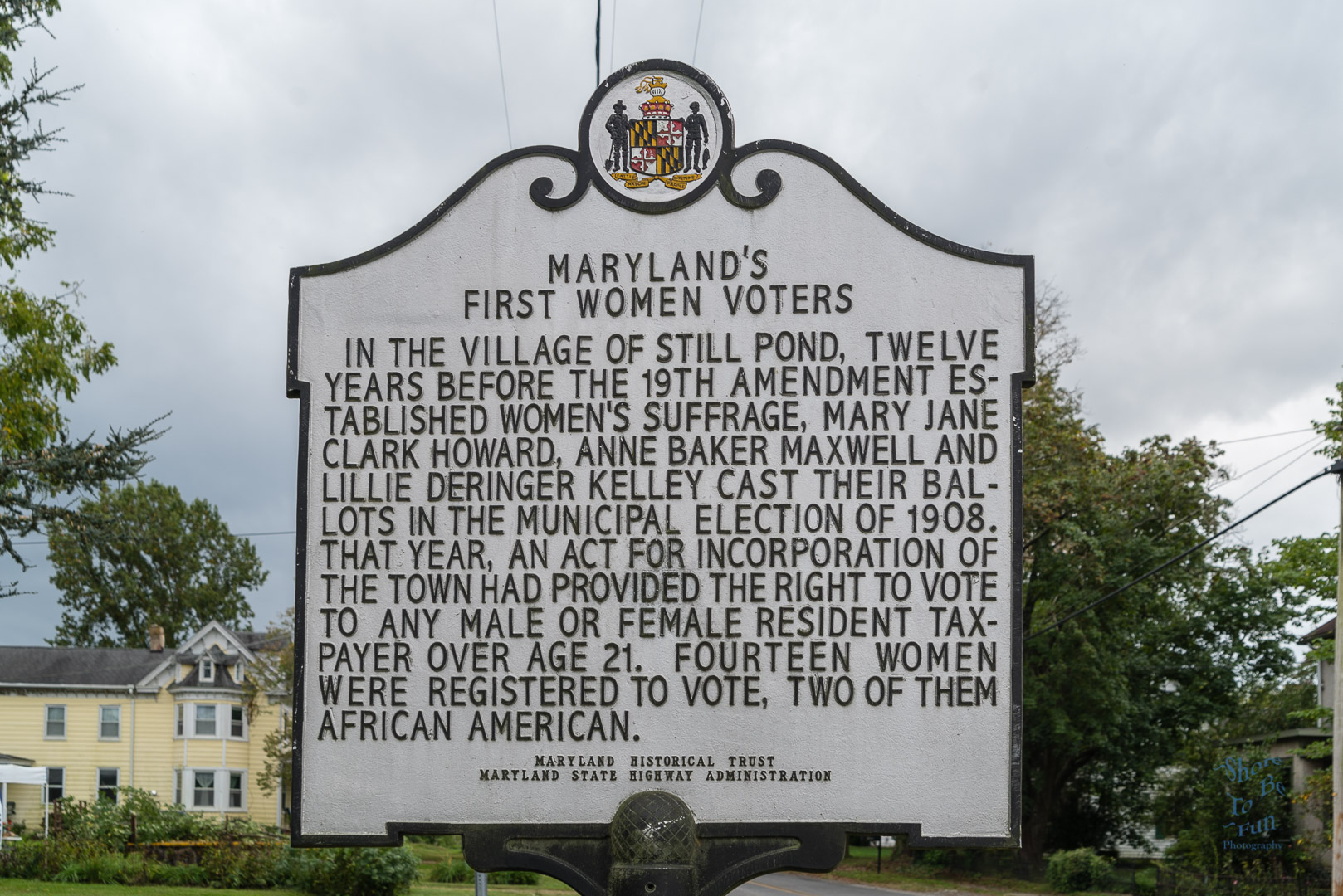 Historical Marker - Maryland 1st women voters