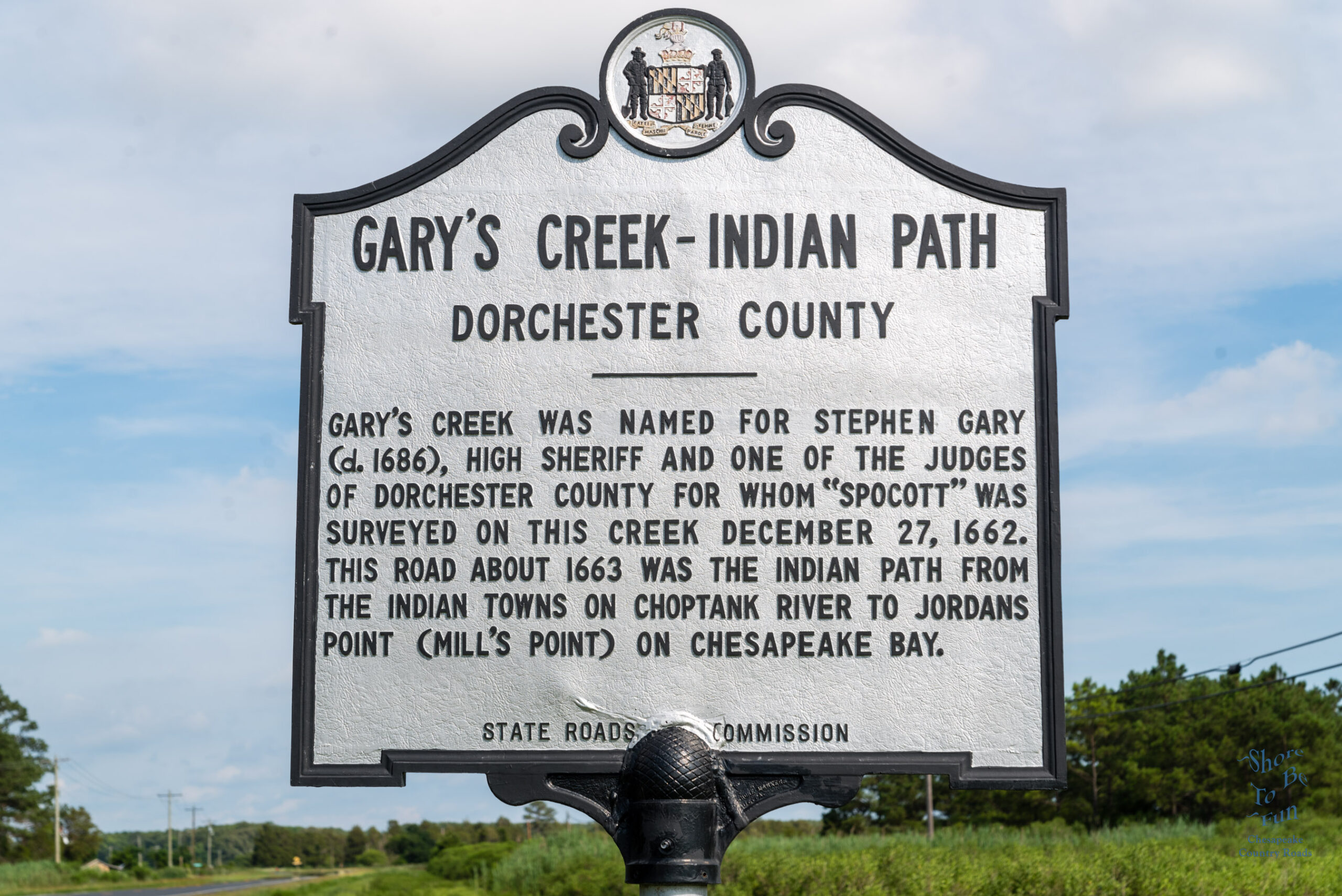 Historical Highway Marker - Gary's Creek Indian Path